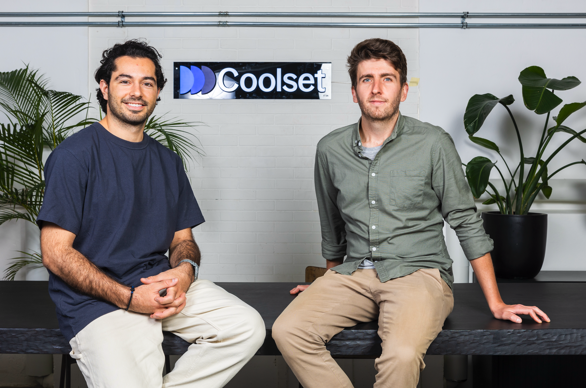 Foto van Konstantinos Kouzelis (CEO) en David Sigley (CTO)