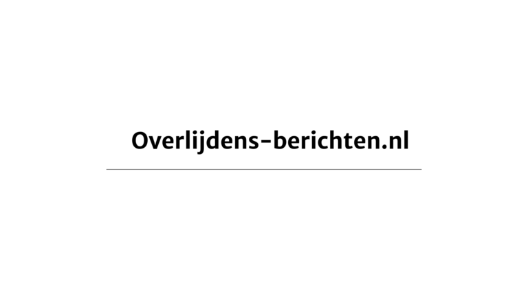 Overlijdens-berichten.nl - Nieuw initiatief van Fondsen.org.